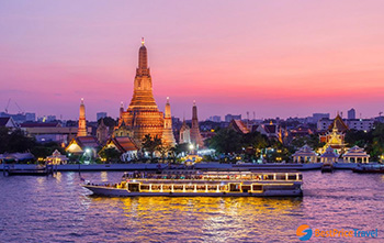 Wat Arun and Chao Phraya River